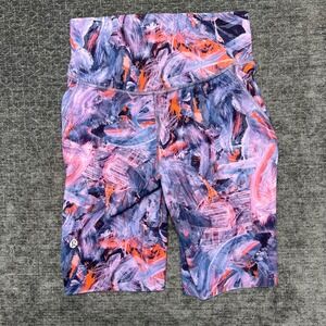 Lot of Lululemon Align‎ High Rise Bike Shorts Abstract Swirl Print Size 4